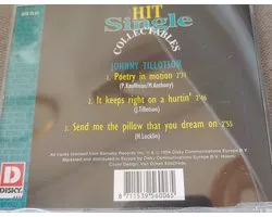 Johnny Tillotson ‎– Poetry In Motion - It Keeps Right On A Hurtin' - Send Me The Pillow That You Dream On 3 Track Cd Maxi 1994