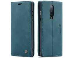 CaseMe Book Case - Geschikt voor OnePlus 8 Hoesje - Groen