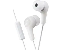 JVC HA-FX7-M "Gumy Plus" oordopjes met afstandsbediening en microfoon - Coconut White
