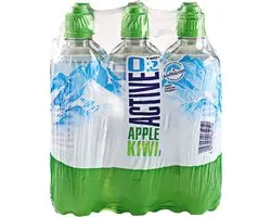 Active O2 Water pomme kiwi - 6 flacons pet x 500 ml