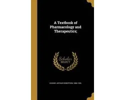 A Textbook of Pharmacology and Therapeutics;