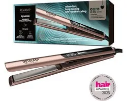Fer à lisser de Luxe Revamp ST1900 avec technologie ionique - De 150°C à 235°C - Affichage LED - Plaques en céramique plus longues - Boucle - Lisse - Convient à tous les types de Cheveux , même abîmés