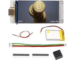 Miner Module - Bitcoin Lot - Solo Mining - Energiezuinig Scherm - 1.9 Inch Scherm - Zwart
