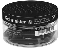 Schneider inktpatronen - 30 stuks - zwart - S-6701
