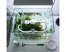 Water Filler Controller Water Level Controller Auto-Top-Off Systeem voor Aquarium Fish Tank Sump Met Verstelbare Vlotter Kogelkraan Water Filter