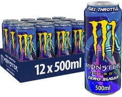 Monster Full Throttle Zero Sugar - 12x 500 ml