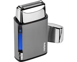 Rasoir BaByliss pour Hommes - Super-X Metal Series FS996SE - 100 % étanche IPX7 - Grille unique en titane - Charge rapide - 60 minutes d'utilisation - Utilisation humide et sèche - Chrome Edition