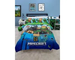 Housse de couette Minecraft - 200 x 200 cm - Craft - Dekbed - Double