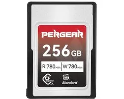 Carte mémoire Pergear CFexpress Type A 256 Go – 780 Mo/s – 4K 120fps & 8K 30fps – Sony Alpha & FX