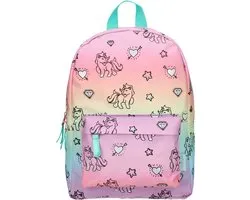 Milky Kiss Backpacks Milky Kiss Rainbows & Unicorns Kinderrugzak 9 liter - Regenboog en eenhoorn print