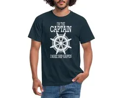 I'm The Captain | Kapitein Boot Cadeau T-Shirt Heren