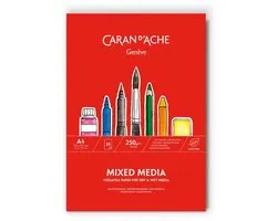 Caran d'Ache Mixed media papierblok A4 20 vel