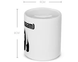 Akyol - panda met eigen naam Spaarpot - Panda - panda liefhebbers - iemand die houdt van panda's - verjaardag - cadeau - kado - 350 ML inhoud