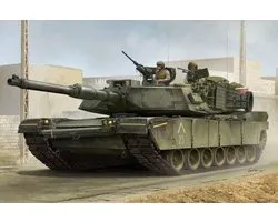 Trumpeter Modelbouwpakket Militaire voertuigen - 00926 M1A1 AIM Main Battle Tank - Amerikaanse Hoofdgevechtstank Plastic - 1:16 - Modelbouw