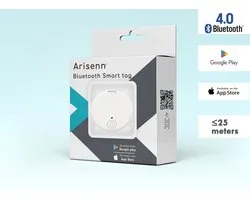 Arisenn® - Bluetooth SmartTag - GPS Tracker Keyfinder - Bluetooth 4.0 - application mobile gratuite - ne perdez plus jamais vos clés ou vos objets de valeur - keyfinder - key finder - airtag - bluetooth tag - smart tag - Wit