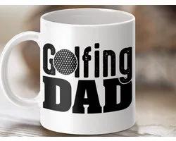 golfing dad mug, golf dad cadeau, vaderdag golf cadeau, golf papa mok, funny golf mug, golf cadeau idee, golf lover cadeau, golfing vader, golfer papa, golf cadeau, cadeau voor papa, vaders mok, golf bal mok