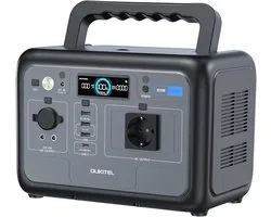 OUKITEL P800 - Draagbare Powerstation 512Wh LiFePO4 - 800W - 1600W piek - 2x AC - USB-C PD 100W - MPPT 200W - UPS