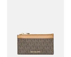 Michael Kors Jet Set pasjeshouder, bruin