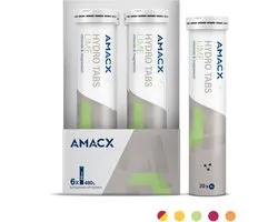 Amacx Hydro Tabs - Electrolytes - Elektrolyten - Elektrolyten Poeder - Lime - 6 pack - 120 tabs