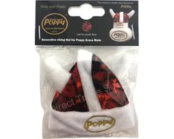 POPPY GRACE MATE® Deense pluche viking mutsje Rood