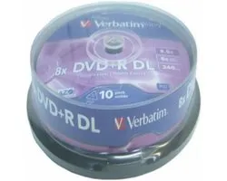 DVD+R DL 8,5GB 8X - 10 Stuks