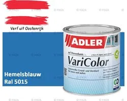 ADLER Varicolor Lakverf RAL 5015 – Hemelsblauw 375 ml – 2-in-1 Houtverf, Metaalverf en Kunststof Lak voor Binnen & Buiten
