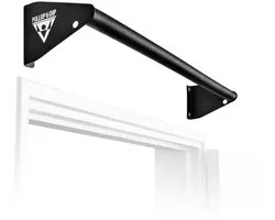 PULLUP & DIP Steel - Pull-up Stang Wandmontage - Compact Design (13 cm Afstand) - Voor Boven Deurkozijnen - Mat Zwart Gepoedercoat