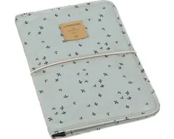 LÄSSIG Verschoningsmatje Changing Pouch - Floral Mint