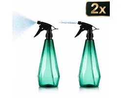 Pulvérisateur de plantes vert - Set de 2 - Flacon de pulvérisation - Vaporisateur d'eau - 900ML - Pulvérisateur de plantes intérieur - Flacon de pulvérisation - Pulvérisateur de plantes