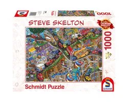 Schmidt Spiele Steve Skelton - Alles in Bewegung - 1000 Teile.