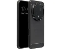 imoshion Coque - Compatible avec Honor Magic8 Pro - Coque arrière brossée - Noir