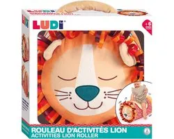 LUDI - Babyroller - Activiteitenrol - Motorisch speelgoed - Leeuw