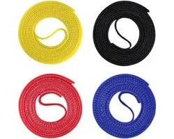 Label the Cable LTC 1230 19 pouces Bande auto-agrippante jaune, noir, rouge, bleu