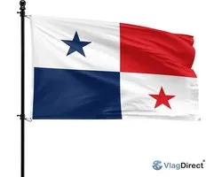 VlagDirect - Panamese vlag - Panama vlag - 90 x 150 cm.