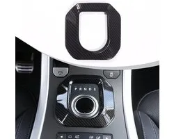 BEINSTOCK Carbon Fiber Style ABS Plastic Accessories Gear Shift Frame Cover Trim for Range Rover Evoque 2012-2018 - ShopVlot