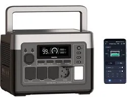 OUKITEL P1000E Plus Powerstation 1024Wh – 1800W Pure Sinus – 4x 230V – LiFePO4 – 1200W Snelladen