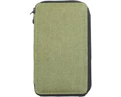 Speedball Art Products 253240 Trousse à crayons pour 24 crayons, lin, vert olive
