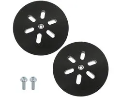 150 mm, met Klittenbandsluiting, Compatibel met Bosch GEX 150, GEX 150 AC, PEX 15 AE en GEX 150 Turbo Schuurmachine van Poweka (2 Stuks)