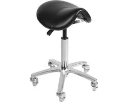 Comair - Kappersfiets Jockey - Zwart/Zilver
