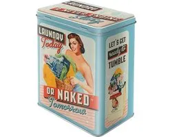 Tin Box L - Lessive Today Ou Nue Demain - Look Nostalgique