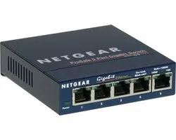 NETGEAR GS105 - Netwerk Switch - Unmanaged - 1 Gbps - 5 poorten