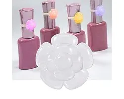 50Pcs Set Nail Art Color Display Tool - Polish Gel Nail Chart Ring - Flower Butterfly Manicure Tip