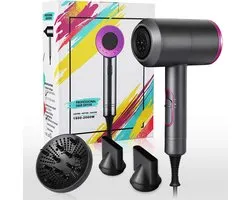 Professionele föhn met Diffuser - Föhn - Ionische Haardroger Elektrisch - Haarföhn - Haardroger - Krullen