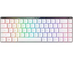 Asus ROG Falchion RX Low Profile White - Clavier gaming - USB - RVB - QWERTY US - Wit