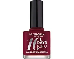 Deborah Milano 10 Days Long vernis à ongles 11 ml Bordeaux Gloss