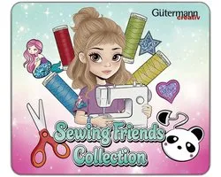 Gutermann Garenset 15 klosjes + schaar/patches/centimeter