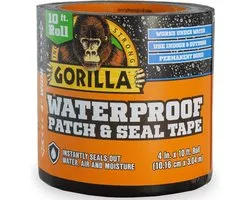 Le ruban adhésif résistant à l'eau Gorilla adhère même sous l'eau 3 mètres de long 10 cm de large