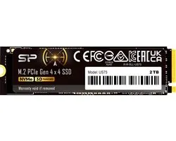 Silicon Power - US75 - Interne SSD - PCIe Gen4x4 - NVMe M.2 2280 - PS5 Compatible - 2TB
