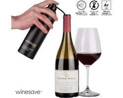 Winesave PRO | Wijn bewaarspray | Tot wel 150 doseringen | 100% Natuurlijk Argon Gas | Beschermt Tegen Oxidatie
