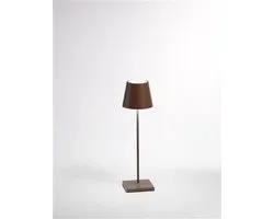 Zafferano Poldina Pro Lamp - Bruin/ Roest - H38cm